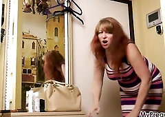 Preggy Future Mom Marta started to give birth on the street