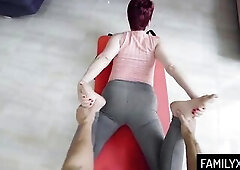 Redhead GILF Titty Screwing
