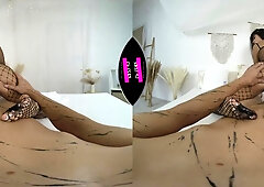 Oil Sexual Massage With The Beautiful Paula