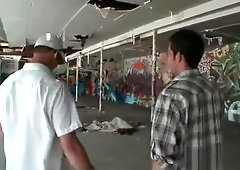 Black gay thug sucking and fucking two part5