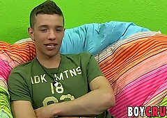 Slightly Eighteen Lad Inserts Dearest Plaything Deep inwards his Bootie