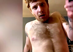 Redheaded White Boy Can Barely Take It