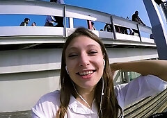 Teen Cute Italian Brunette Solo At