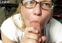mother I'd like to fuck with glasses Likes to Drink a Large Hard Knob!