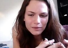 Brunette Solo Webcam Masturbation