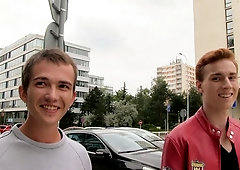 Czech teen twinks fucking around in a hot video