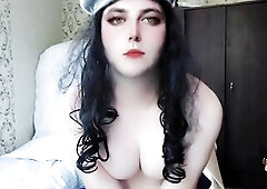 Pretty Nice-Looking White Ladyboy Kitty Homemade Sexy Amateur Model Hot Large Butt