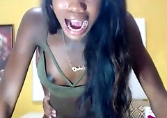 black tranny getting fucked by her latino boyfriend