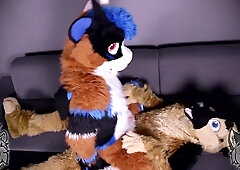 Snuggling and Railing a German Shepherd, Murrsuiters: TheNaughtyPig & Luko