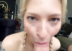 Golden-haired Teen 18+ Pov Hard Analyzing - Booty Creampie For My Tightest Aperture