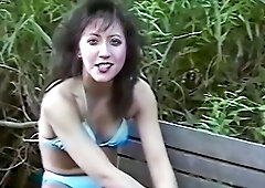 Beautiful anal penetration with a long-legged brunette girlfriend