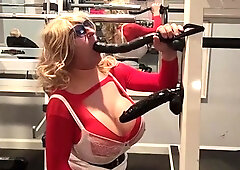 DeeDeeSlut69 Gym Exercise