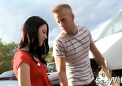 Bombshell Brunette - Tempting Russian Brunette Bombshell Fucking Hard