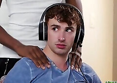 Ryan Jacobs and Jade Desire take advantage of the situation by BOTH jerking off