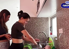 I'm my ally's spouse's lover, so I comfort her with lesbo sex.