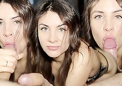 Evening adventures with a cock in your throat and a throat full of cum.