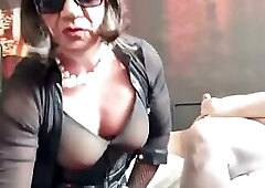 Mature trans bitch fucked by chubby