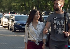 Libidinous babe with slender body and yummy ninnies Fox gets laid