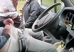 Cruising Spot Fun ,Big Cock Sucker and a Hot Three-Way