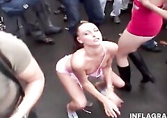 Those angels are nymphos! They just can not stop getting obscene, they need constant stimulation of their cunts and they keep flashing their melons in