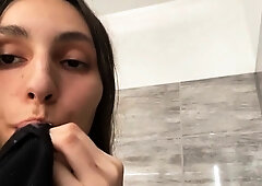 Eating Cream From My Pussy - A Hungry Solo Teen Webcam Show