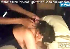 Cheating Japanese wife with huge breasts hardcore messy sex