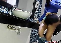 Cousin Creampie in the Bathroom