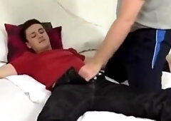 Bound twink boy ready for some hot action