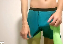 Ladyboy stockings, sissy transform