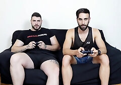 I Have fun Vid Games with My Mate and We Gargle Each Other's Peckers.