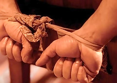 Glamorous blonde in stockings Christina Shine nailed from behind