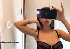 Kinky latex fuckslut in sexy heels