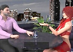 Romantic encounter with a stunning doll in episode seven