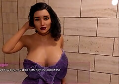 Silly landlady and her tenant engage in sexy talk and romance