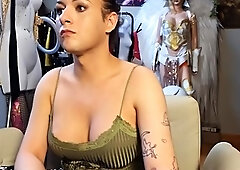 Brunette Solo Webcam Masturbation