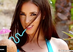 Jelena Jensen featuring Jelena Jensen's natural boobs clip