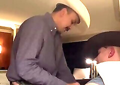 Mexican sucking my dick