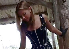 Exotic brunette hardcore foot fetish fuck