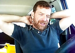 Older men foot, hairy older men feet, hairy artist