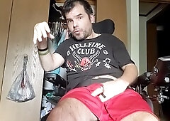 Guided, hung dad cam show, solo cumming fast