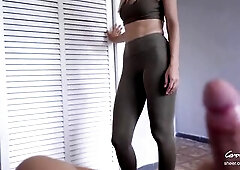 Step Mamma caught Step Son with boner and helps to cum quick on her snatch whilst her Spouse is home