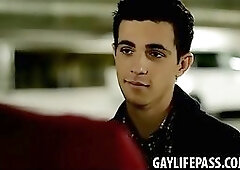 Two guys meet up in a parking lot they end up fucking