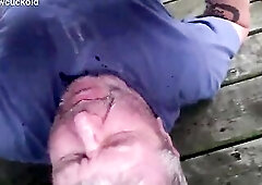 Drilled My big beautiful woman Queen’s Large Ebony Butt Outdoors Then This babe Peed in My Throat