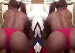 T-Girl Twerk !!! #1 Nut Sack slanging