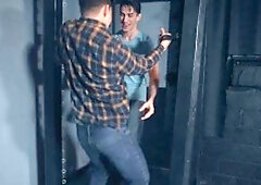 Drill My Hole: American doggy outdoors