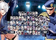 The King of Fighters XV - Angel gets naked in this fun adult game with a KOF nude mod