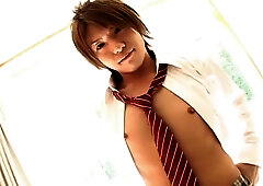 Best Asian homosexual dudes in Crazy handjob, dildos/toys JAV clip