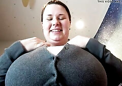Teaser for my premium clip titled "Massively Breasty big beautiful woman rides your schlong POV" Perspired POV sex virtual