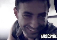 Golden-haired Teen Hitchhiker Gets Double Permeated By 2 Strangers