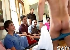 Party boys fucked by dick